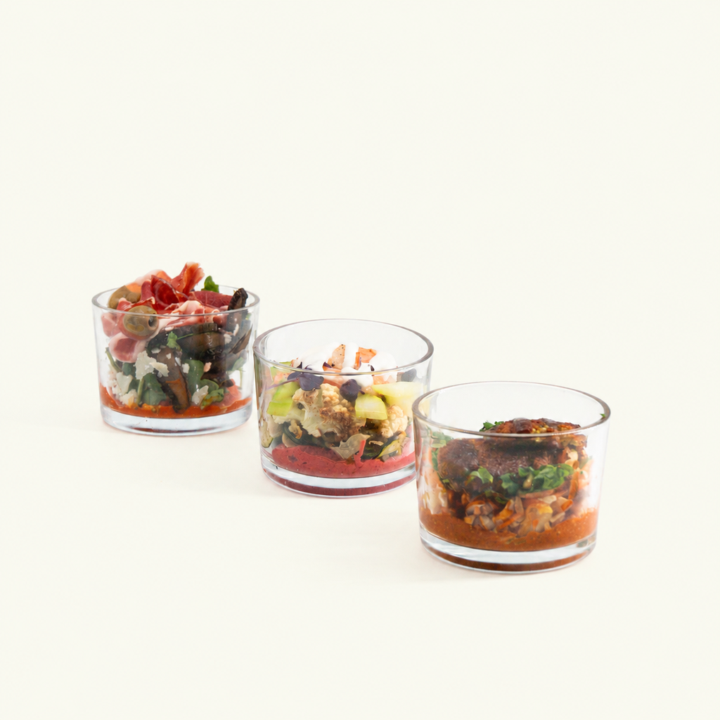 Assortiment van glaasjes