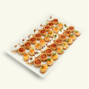 Cold vegetarian finger food platter (48pcs)
