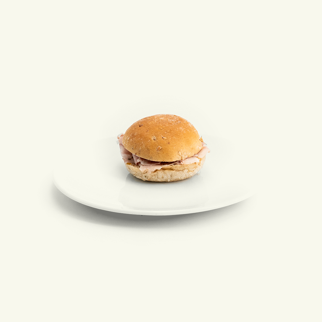 Plateau de petits pains mous jambon (20pcs) (Open bio bread)